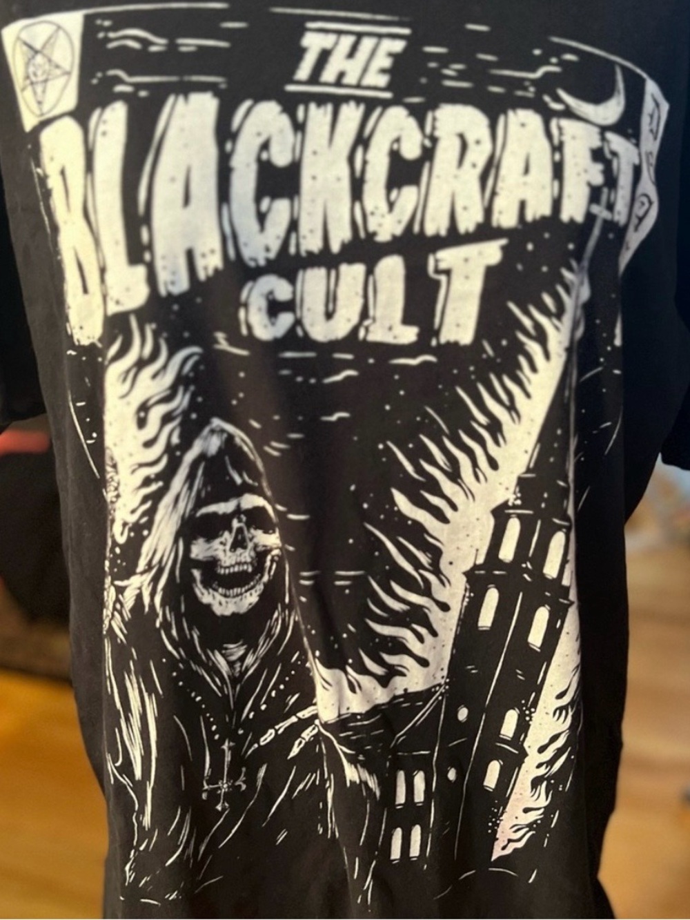 Blackcraft 2 Tee Bundle Baphomat and Grim Reaper Church XL - Picture 3 of 5